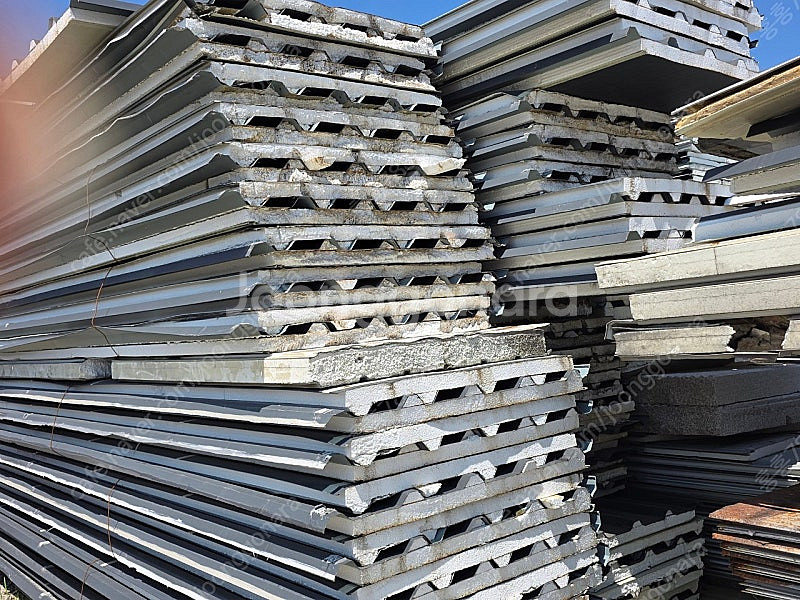 (판매)스치롤품판넬 샌드위치판넬 조립식판넬 컨테이너 콘테이너 중고판넬 건축자재 조립식판넬 조립식창고 H빔--5