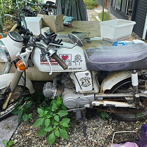 혼다 벤리50s 백마 부품용