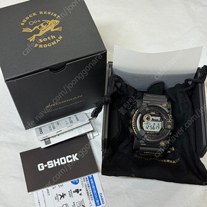 지샥 gw-8230b 30주년 흑금 복각 프로그맨