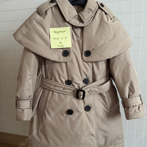 플라키키 트렌치 패딩 6y 이미지