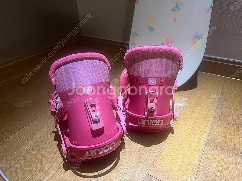 살로몬데크Oh Yeah 143 + 유니온 핑크 바인딩 +버튼235부츠 = 20만--8