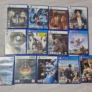 PS4,5 타이틀 몇개 팝니다(페르소나3, 용과같이 극 등)