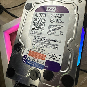 HDD 4TB 하드디스크 4테라 WD purple