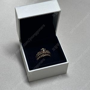 판도라 마이프린세스왕관반지 링크드러브 로즈골드 54