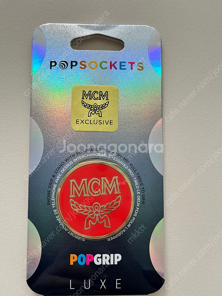 MCM 정품 그립톡(새상품)--0