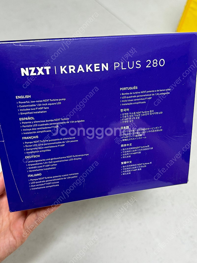 NZXT 수냉쿨러 KRAKEN PLUS 280 블랙--0