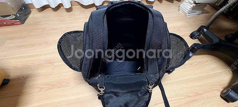 심플리펫 강아지 백팩 LG사이즈 블랙 색상 팝니다.--5