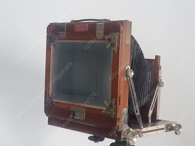 일본 오쿠하라 빈티지 목재 대형 카메라--3