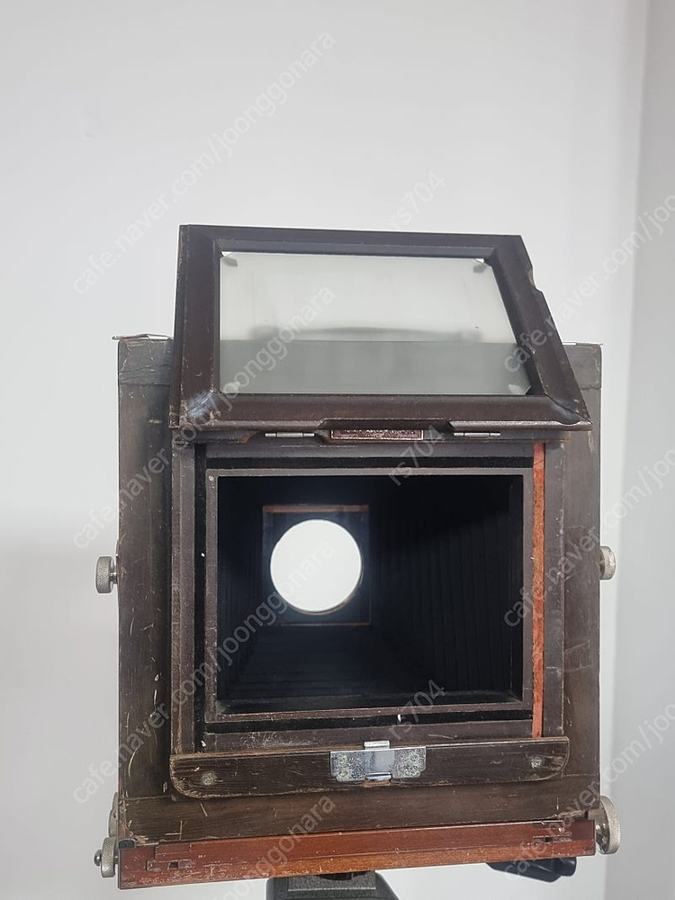 일본 오쿠하라 빈티지 목재 대형 카메라--8