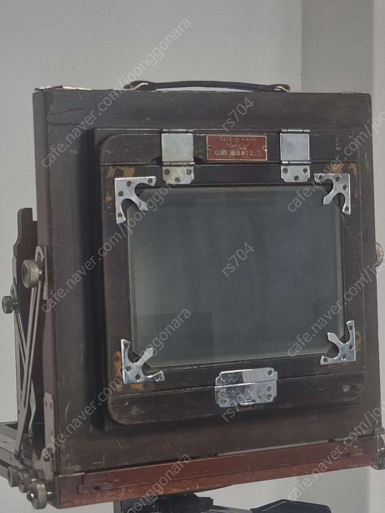 일본 오쿠하라 빈티지 목재 대형 카메라--9