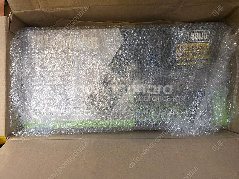 ZOTAC RTX 5070 SOLID 그래픽카드 미개봉--5