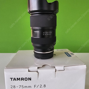 탐론 2875 f2.8, Di III VXD G2 소니 FE 마운트 풀박스
