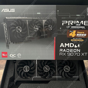 ASUS 프라임 라데온 RX 9070 XT OC D6 16GB (인텍앤컴퍼니) 판매