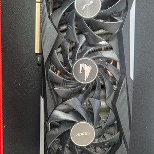 기가바이트 RTX3060ti 어로스 3팬 중고 그래픽카드 팝니다