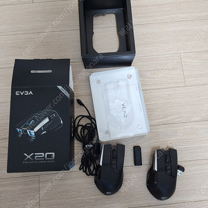 EVGA X20 마우스 2개