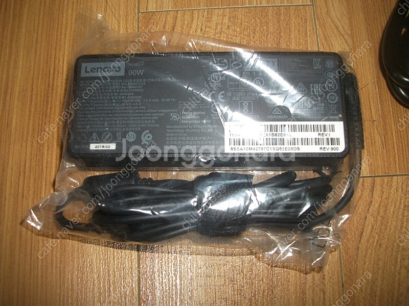 LENOVO 레노버 90W아답타 사각팁 미사용 새것--1