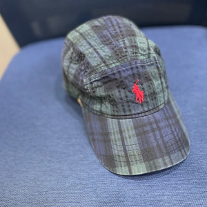 폴로 랄프로렌 시어서커 블랙와치 모자