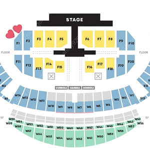 세븐틴 콘서트 월드투어 인천 막콘 플로어 F1