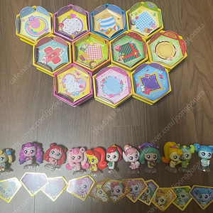 반짝반짝 캐치티니핑 일괄판매 2기 하츄방글믿어조아발레아야 보석 일괄판매