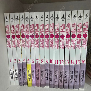 (가격할인)천계영 예쁜남자 소장용 1권~16권