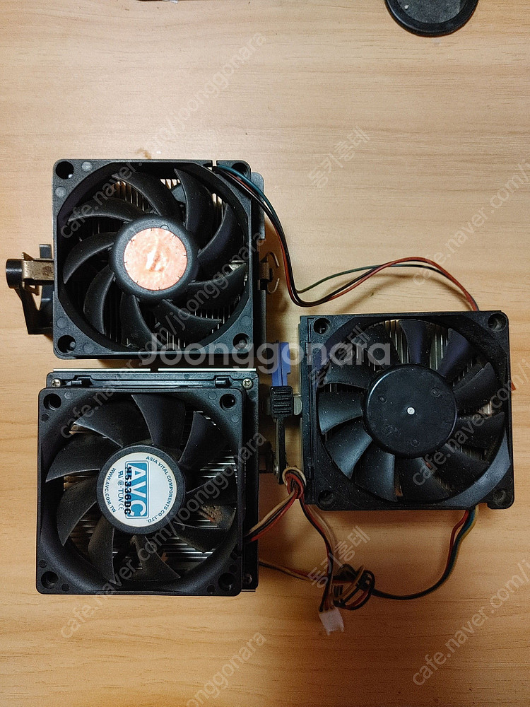 AMD 정품쿨러 2개 (4핀1개/3핀1개 / CU/GS...--1