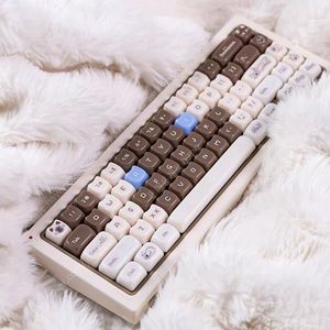 샴고양이 기계식 키보드 키캡 pc 재질
