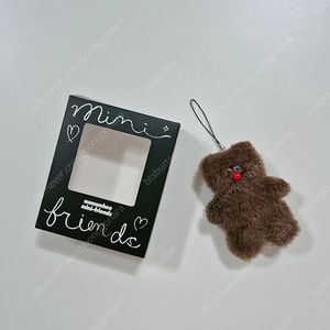 모남희 미니프렌즈 브레드 키링 폰스트랩