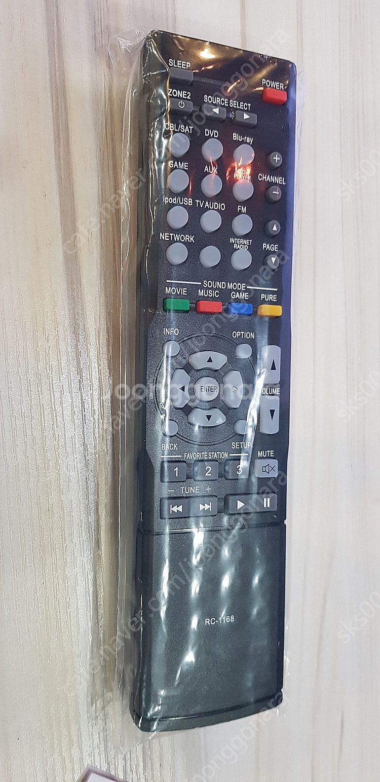데논리시버 리모컨 판매합니다. RC-1168--0