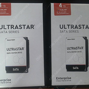 [부산] WD Ultrastar HDD 4TB DC HC310 미개봉 판매합니다.