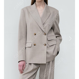 마이아이코 double breasted wool jacket 34(s)