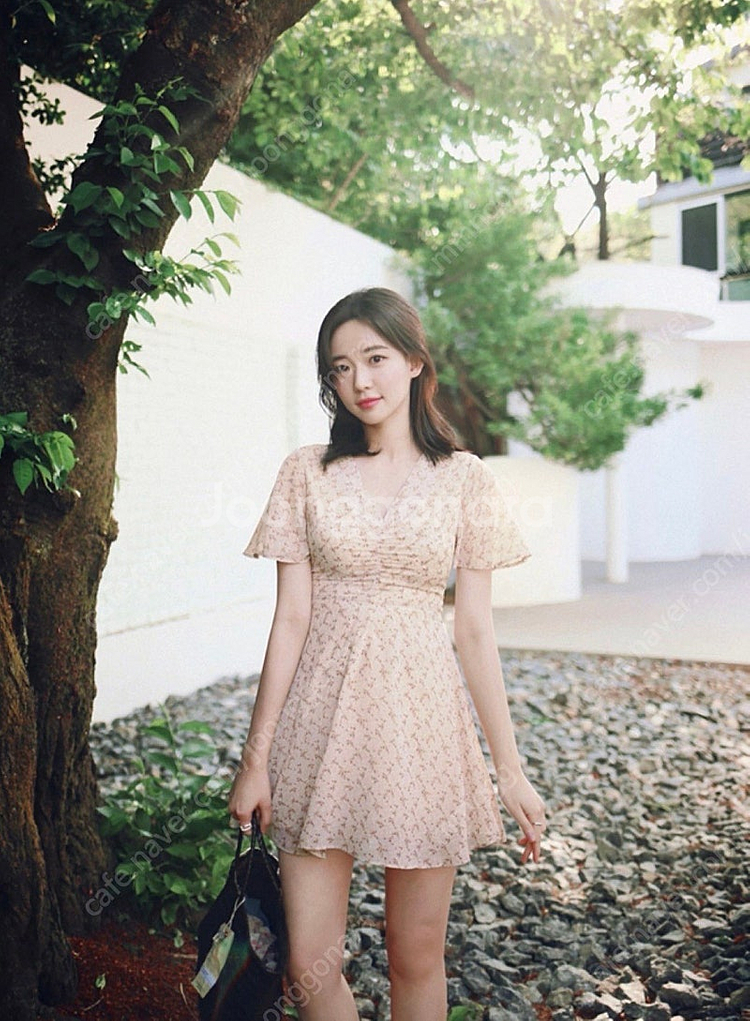 밀크코코아 쉬폰원피스 새상품--0