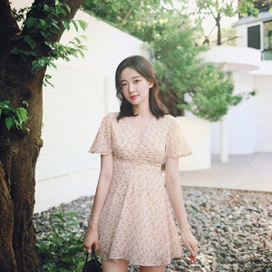 밀크코코아 쉬폰원피스 새상품