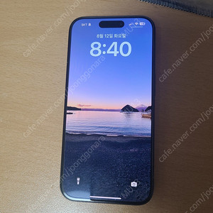 아이폰 15프로 블루 티타늄 256GB (애플케어)