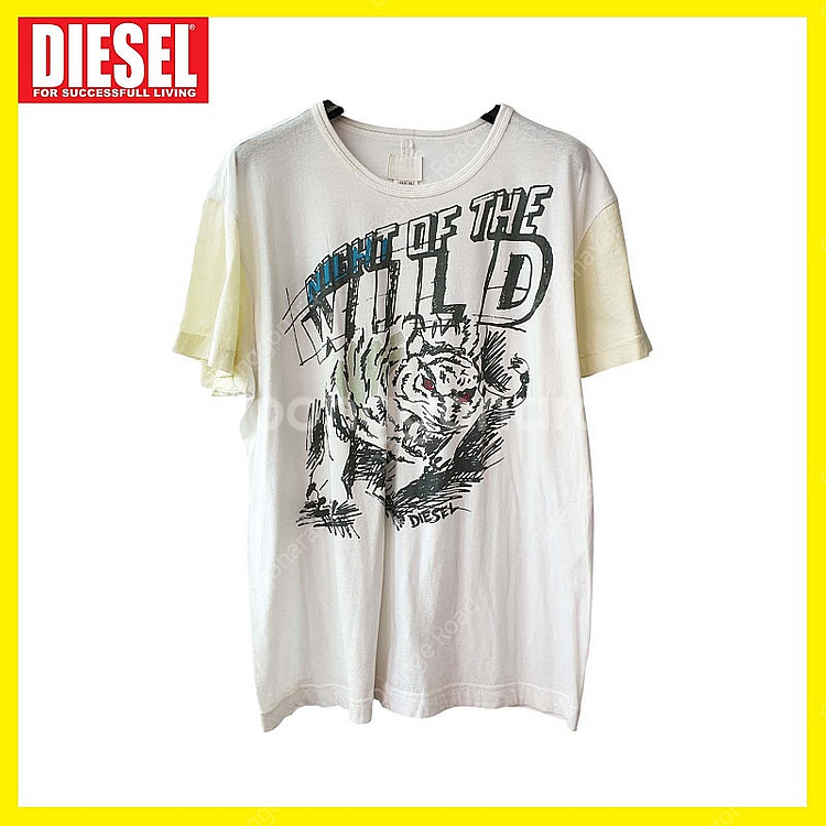 디젤 DIESEL NIGHT OF THE WILD 반팔...--0