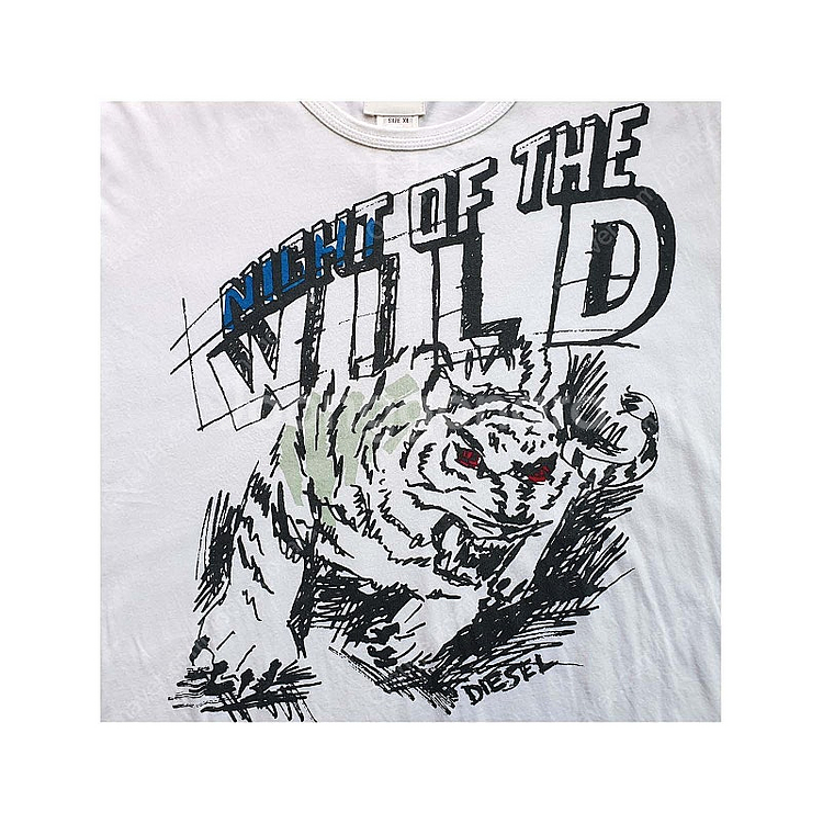 디젤 DIESEL NIGHT OF THE WILD 반팔...--4