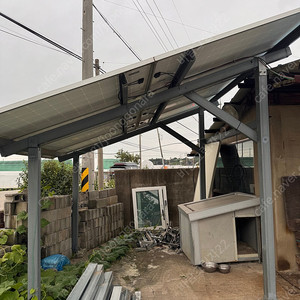 태양광 3kw 패널 구조물 인버터 세트