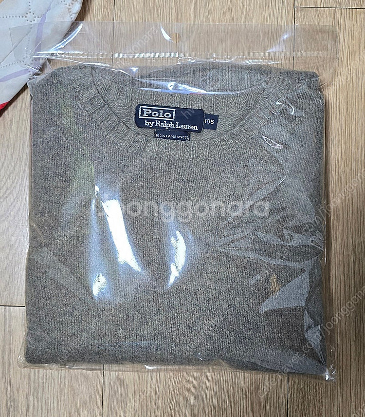 폴로 니트 울 스웨터 XL--0