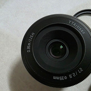 TTartisan af27mm f2.8 (후지 X마운트)거의 새것 판매합니다