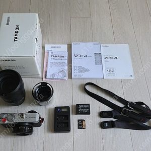 후지필름 X-E4 + 27.8 신형 +탐론 17-70 티티아티산 50.2 외 악세사리