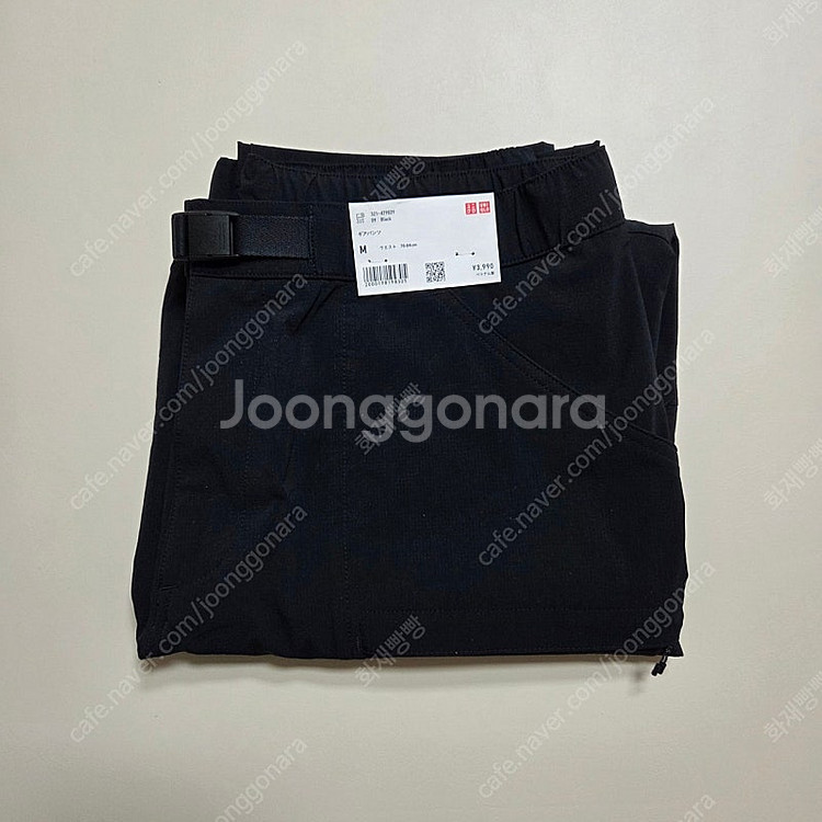 유니클로 기어팬츠 블랙 M--0