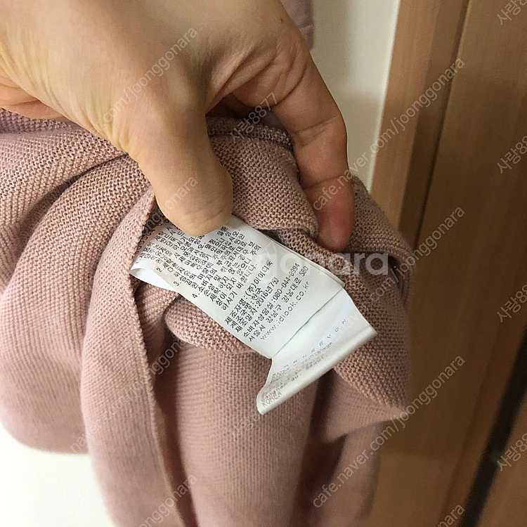 레니본 홀가먼트 여리핏 언발란스 니트 출근룩 하객룩 올...--8