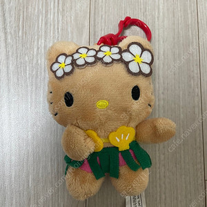 헬로키티 괌 훌라 태닝 키티 키링 키체인