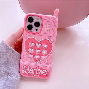 새상품 바비 폰케이스 케이스 아이폰 12 pro 프로 13 14 15 아이폰12 아이폰13 아이폰15 barbie 핑크 여성