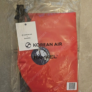 대한항공 밤켈 방수백 10L 레드 새상품