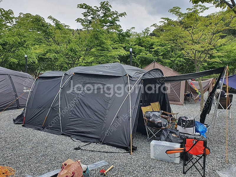스노우라인 블랙에디션 캠핑 텐트 빠른거래환영--0