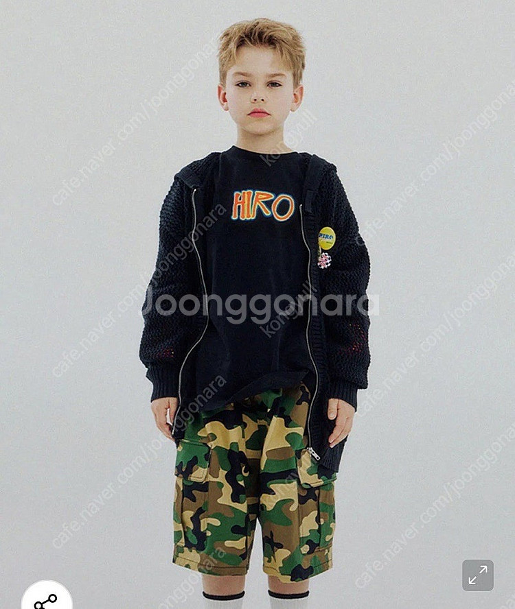 히로 카모 하프팬츠 130--0