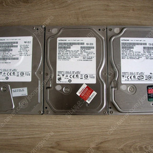 히타치 3.5" HDD 3개 일괄 1TB 500GB 320GB