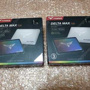 TeamGroup T-FORCE DELTA MAX RGB/SSD(1TB)/화이트 에디션(미개봉)~팝니다