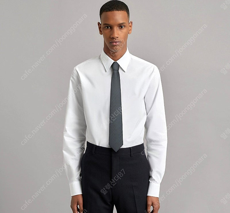 에르메스 파소네 뉴 H 타이 그리 퐁쎄(그레이) 팝니다--1