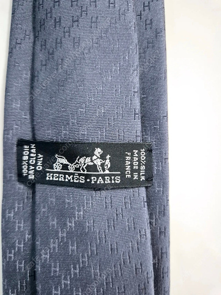 에르메스 파소네 뉴 H 타이 그리 퐁쎄(그레이) 팝니다--5